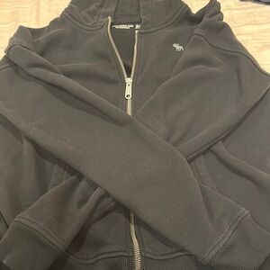 Abercrombie Black Zip-Up Jacket